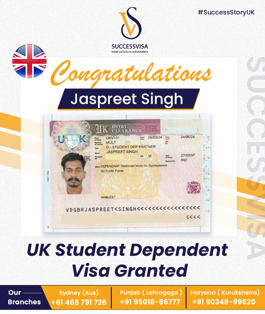 UK Dependent Visa 10 April